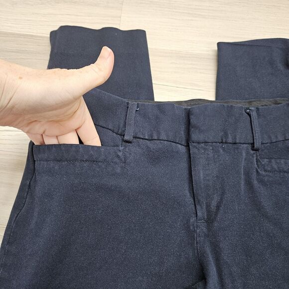 BANANA REPUBLIC Womens Navy Blue Jackson Fit Tapered Leg Chino Pants Size 10 - Picture 3 of 9